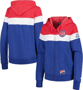 Chicago Cubs Youth All That Full-Zip Hoodie - Royal/Red