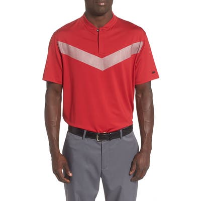 Nike Dri-Fit Vapor Reflect Henley, Red