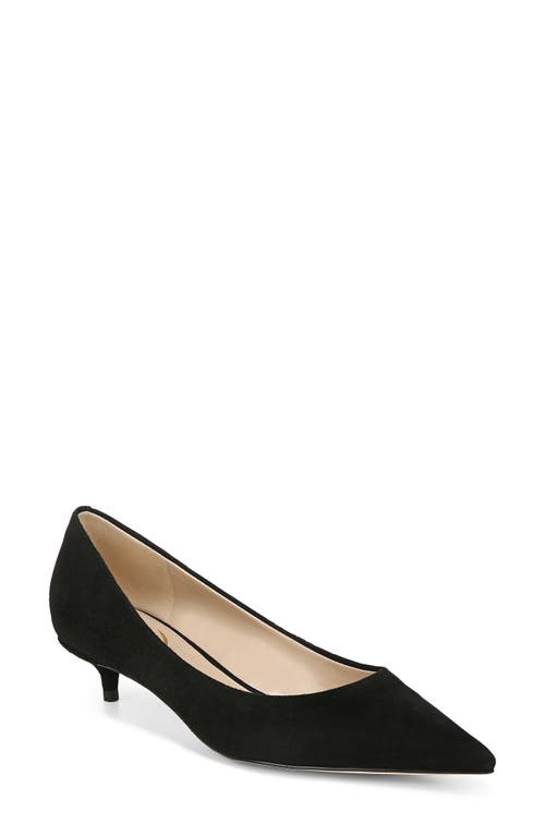 Sam Edelman Franci Kitten Heel Pump in Black Suede at Nordstrom, Size 7