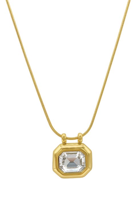 Water Resistant Octagon Necklace