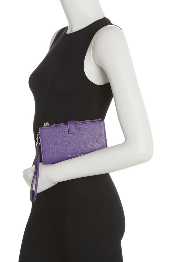 Marc Jacobs Brb Phone Wristlet In Heliotrope