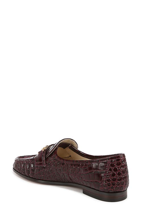 Shop Sam Edelman Lucca Loafer In French Burgundy