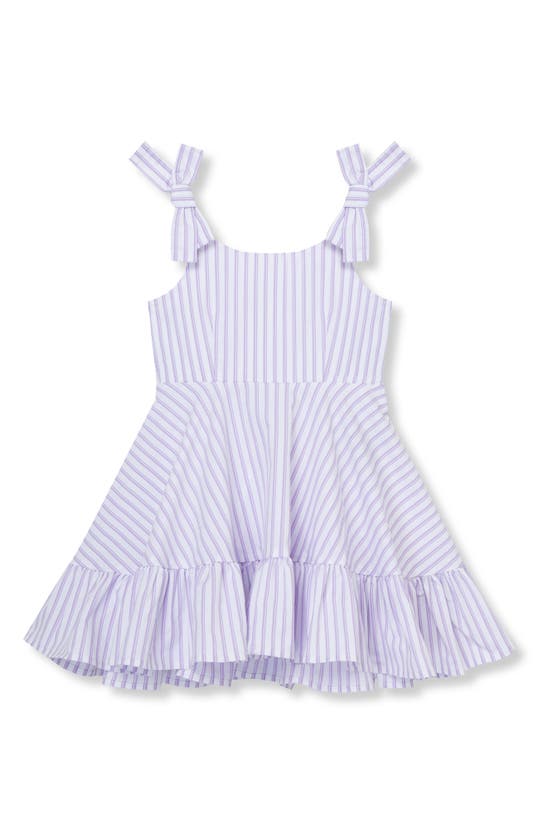 Shop Habitual Kids' Ruffle High-low Dress In Lilac