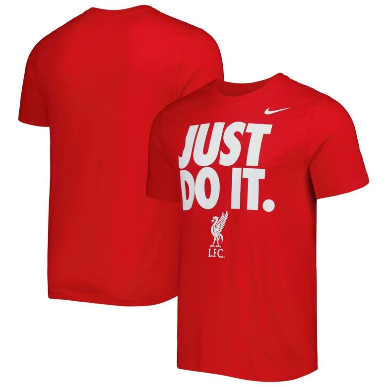NIKE NIKE RED LIVERPOOL JUST DO IT T-SHIRT