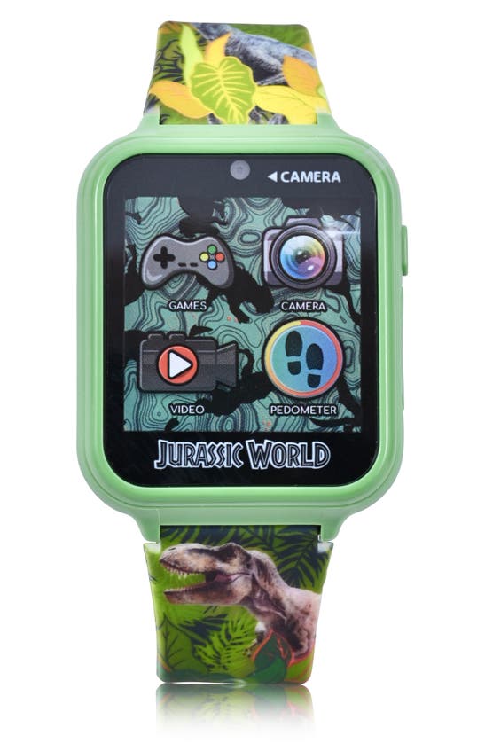 Accutime Kids' Jurrasic World Itimes Smartwatch In Green