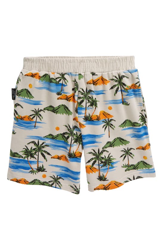 Shop Tiny Tribe Kids' Island Getaway Shorts In Bone