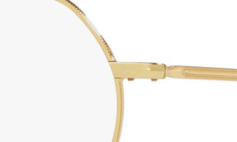 Ray Ban 53mm Jack Polarized Irregular In Gold Flash