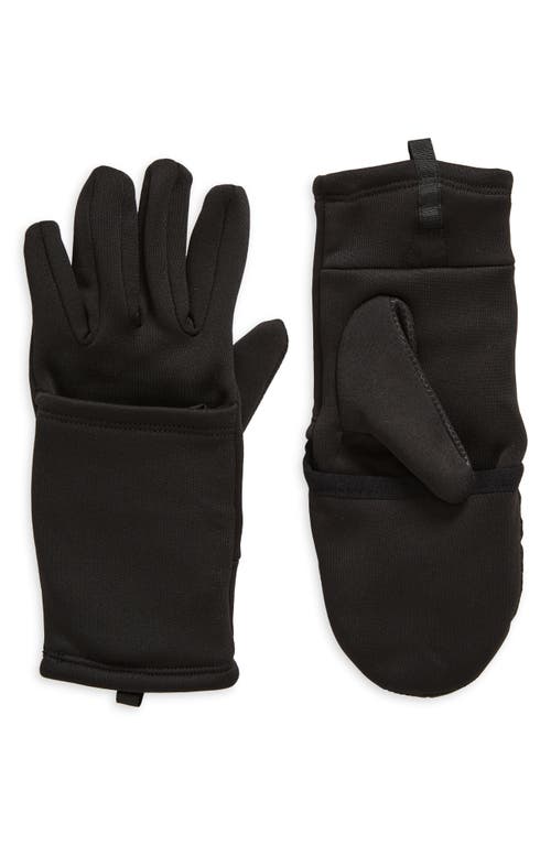 Zella Convertible Running Gloves In Black