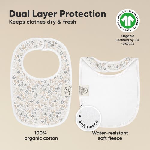 Keababies 8-pack Baby Drool Bibs In Prairie