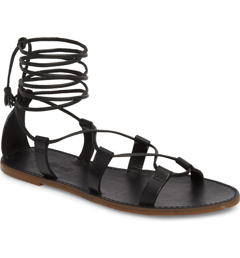 Madewell The Boardwalk Lace-Up Sandal (Women) | Nordstrom