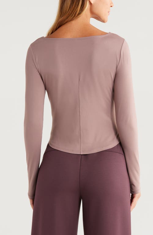 ZELLA ZELLA CONTOUR SEAM KNIT TOP