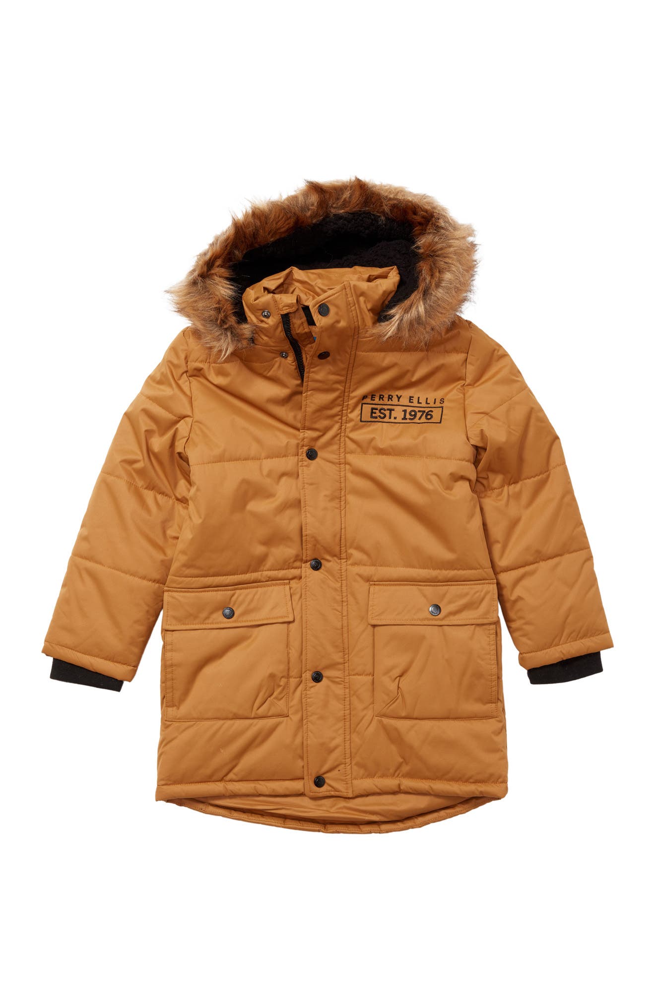 boys yellow puffer jacket