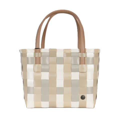 HANDED BY HANDED BY COLOR BLOCK RECYCLED TOTE BAG 