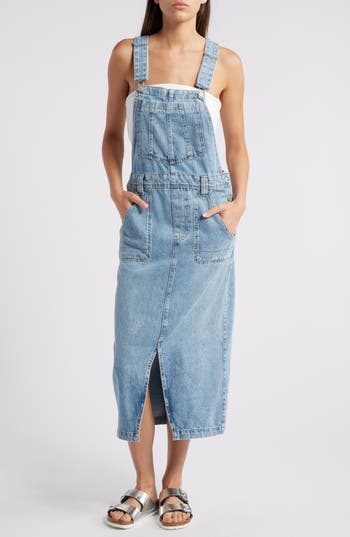 Free People Bardot Denim Skirtall Follow Your Heart In Follow Your Heart