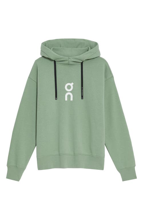 Shop On Club Oversize Organic Cott Blend Hoodie In Fern