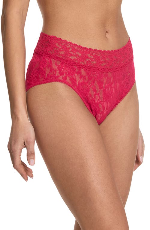 Shop Hanky Panky French Briefs In Beet Juice Red