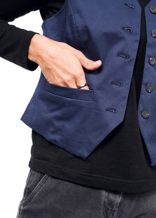 Wildfang The Essential Vest In Navy