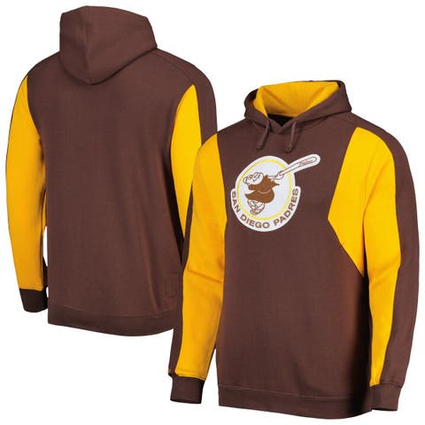 Mitchell & Ness San Diego Padres Headcoach Hoodie Brown