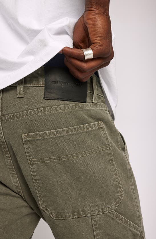 Shop Current Elliott The Williams Straight Leg Utility Pants In Army Green