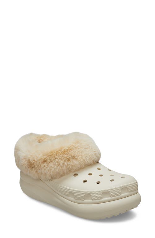 CROCS Classic Furever Crush Faux Shearling Lined Clog at Nordstrom, Women's