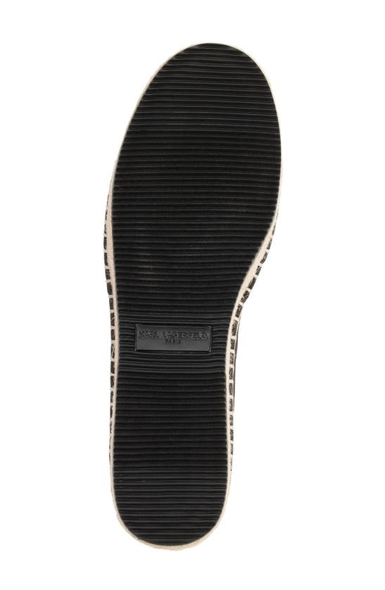 Shop Karl Lagerfeld Manika Espadrille Loafer In Black
