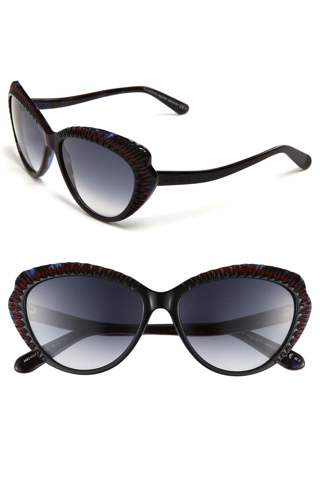 Alexander McQueen 56mm Cat Eye Sunglasses Nordstrom