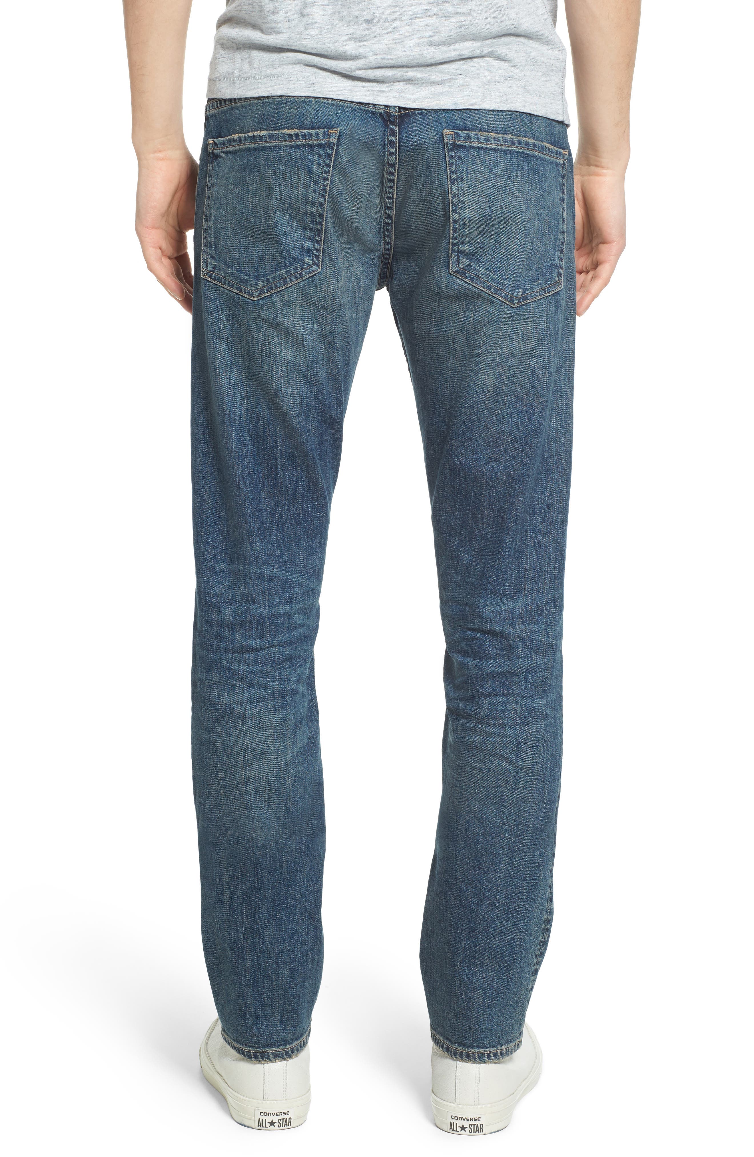 bowery slim straight jeans