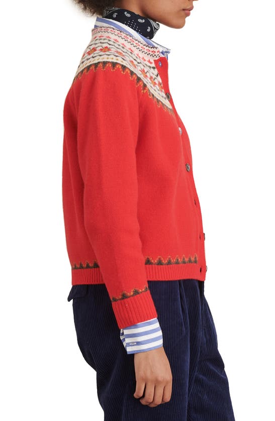 ALEX MILL HILDE FAIR ISLE CARDIGAN