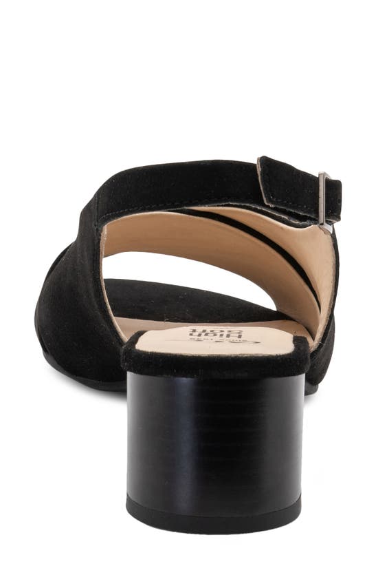 Ara Petunia Slingback Sandal In Black Suede