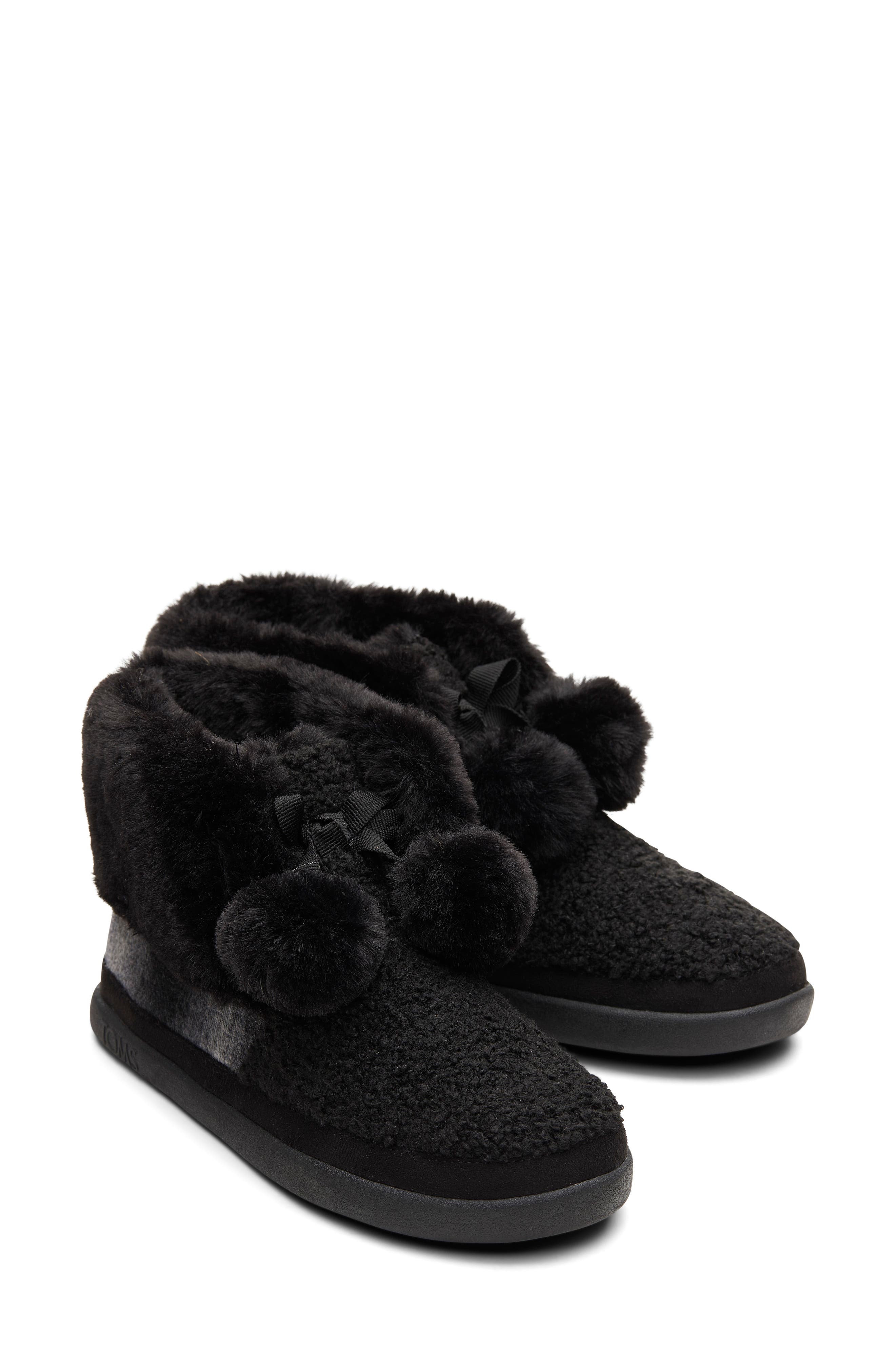 faux shearling booties