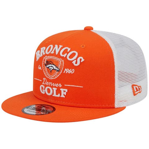 Men's New Era Orange/Black Denver Broncos 2021 NFL Sideline Road 59FIFTY Fitted  Hat