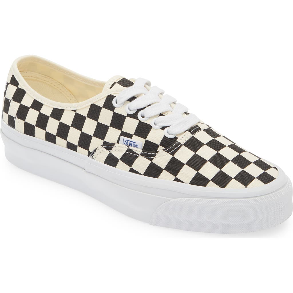 Vans Premium Authentic Reissue 44 Sneaker In Lx Checkerboard Black/white