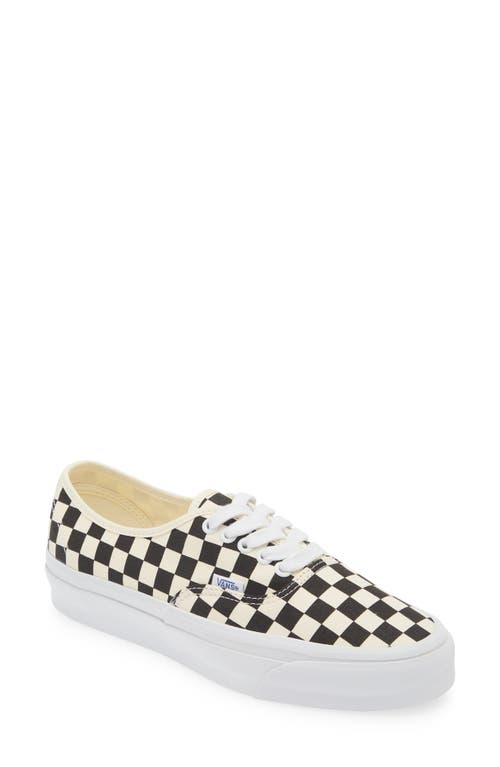 Vans Premium Authentic Reissue 44 Sneaker In Lx Checkerboard Black/white