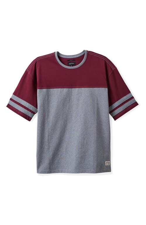 Brixton Varsity Football Heavyweight T-shirt In Multi
