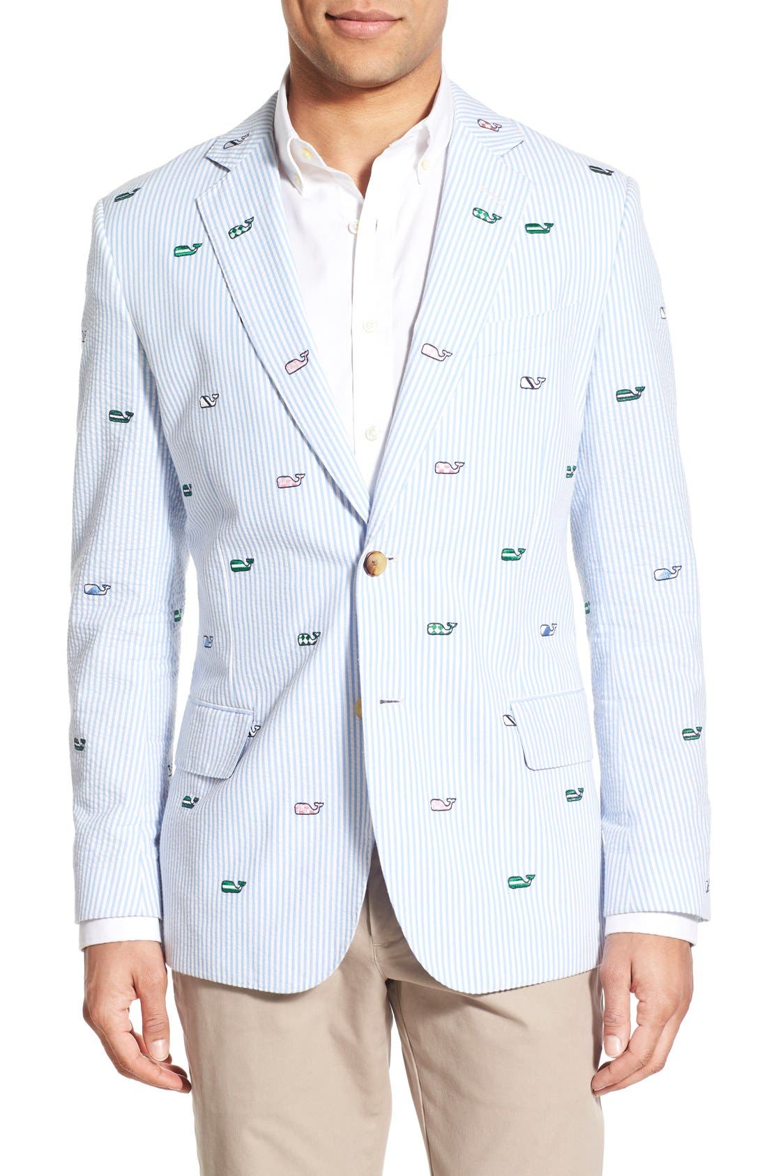 Vineyard Vines Embroidered Seersucker Sport Coat Nordstrom