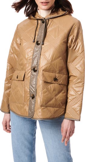 Bernardo Hooded Nylon Quilted Liner Jacket | Nordstrom