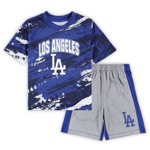 Outerstuff Infant Royal/Red Chicago Cubs Stealing Homebase 2.0 T-Shirt & Shorts Set