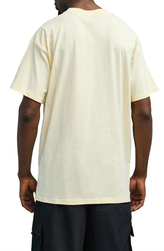 Shop Paterson Logo Cotton Graphic T-shirt In Khaki