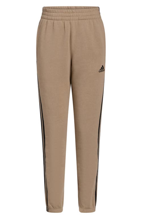 Shop Adidas Originals Adidas Kids' 3-stripes Joggers In Brown