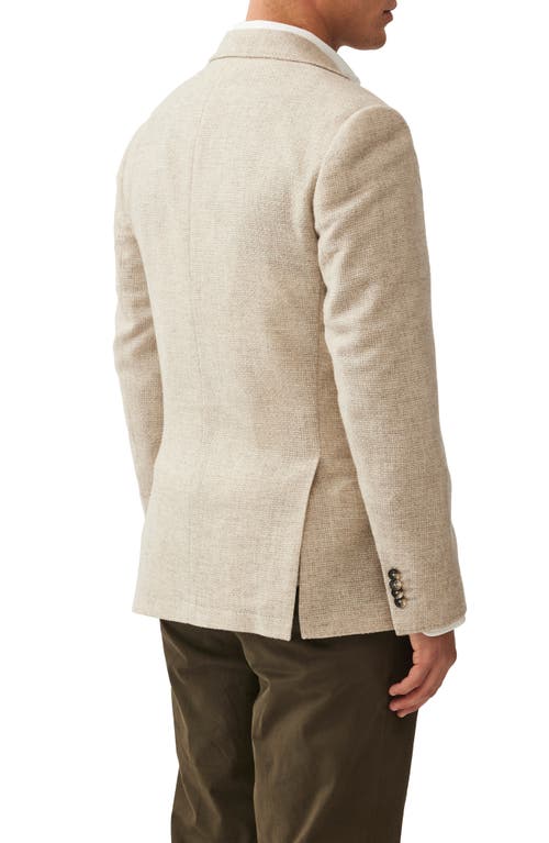 Shop Rodd & Gunn Mt. Mason Sports Fit Wool Sport Coat In Macadamia