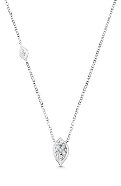 Sara Weinstock Reverie Marquise Diamond Pendant Necklace in 18K White Gold at Nordstrom