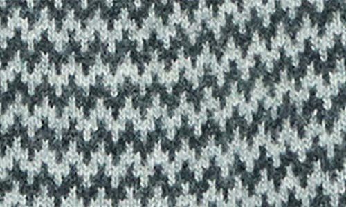 Shop Portolano Zigzag Jacquard Scarf In Heather Charcoal/light Grey