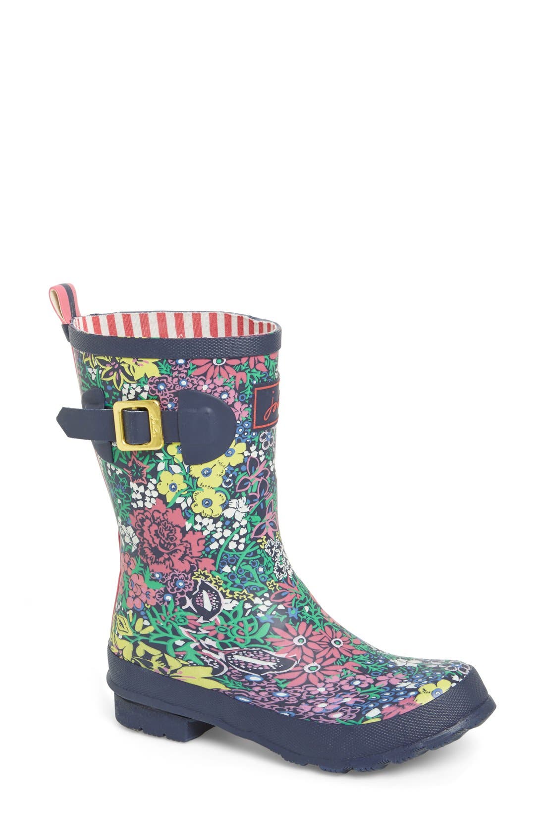 Joules Mid Height Print Welly Rain Boot (Women) Nordstrom