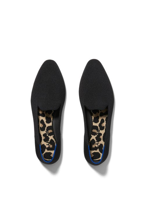 Rothys Almond Loafers In Black