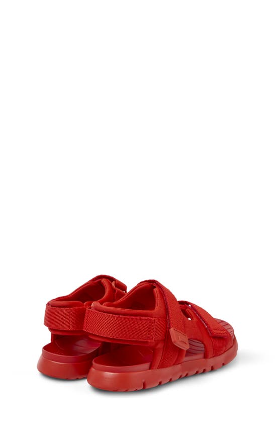 Shop Camper Kids' Oruga Sandal In Bright Red