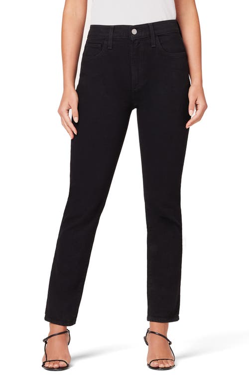 Favorite Daughter The Erin High Rise Straight Leg Jeans Black at Nordstrom,