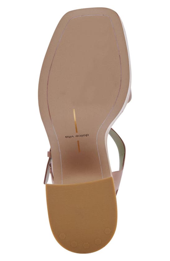 Shop Dolce Vita Wallis Platform Sandal In Cafe Leather