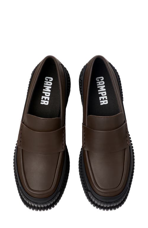 Shop Camper Pix Loafer In Brown/black