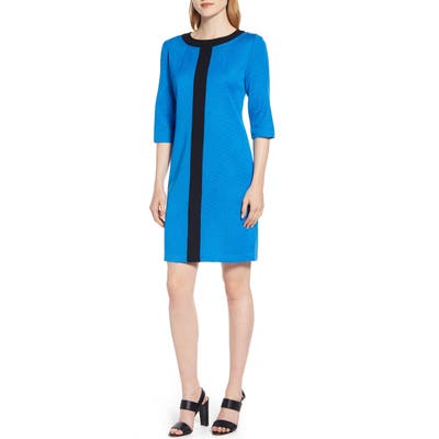 Ming Wang Sweater Dress, Blue