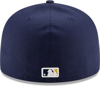 Unisex Baseballism Navy Major League Fitted Hat